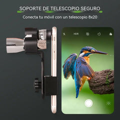 【🔭】Mini telescopio monocular para teléfono – Telescopio monocular portátil para viajes y observación
