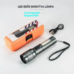 🔦 Többfunkciós LED-es zseblámpa zoommal