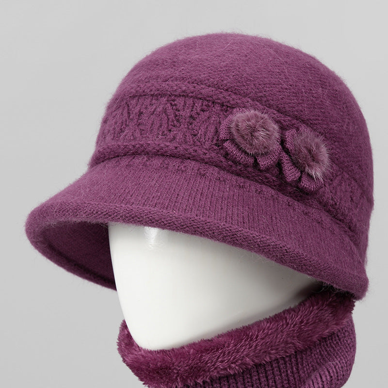 🧶 Compañero cálido en invierno: gorro de lana de punto cálido