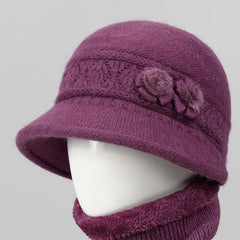 🧶 Compañero cálido en invierno: gorro de lana de punto cálido