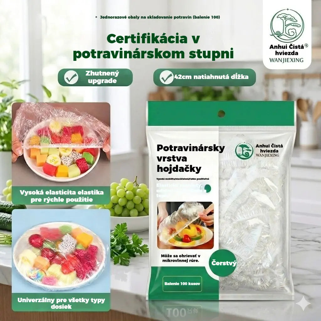 ⏳50% zľava🔥Čím viac nakúpite, tým viac ušetríte🎁Jednorazové elastické obaly na jedlo, vhodné na misky a taniere