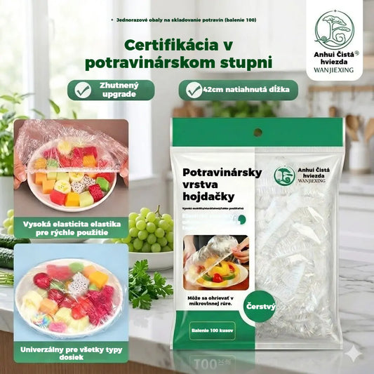 ⏳50% zľava🔥Čím viac nakúpite, tým viac ušetríte🎁Jednorazové elastické obaly na jedlo, vhodné na misky a taniere