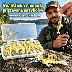 ⏰ Časovo obmedzená ponuka: za polovičnú cenu ✨ Bionická mäkká nástraha v tvare krevety | Vysoko realistická, s prirodzeným pohybom; odolná proti roztrhnutiu a trvácna; vhodná na rybolov v sladkej aj slanej vode 🎣