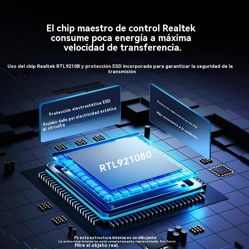 📣【SSD externo pequeño】💫Alta velocidad de transferencia, diseño compacto, ligero, resistente a golpes, estable