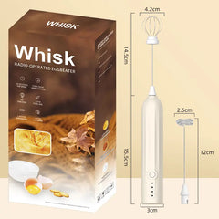 🔥50% de descuento🔥☕ Espumador de leche eléctrico, 2 cabezales diferentes, 3 velocidades ajustables. ✨✨