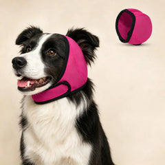 🐶 Diadema protectora para perros: reduce el ruido y es impermeable. Fabricada con caucho de neopreno de alta calidad, protege las orejas de tu mascota y la calma. ✨🌊