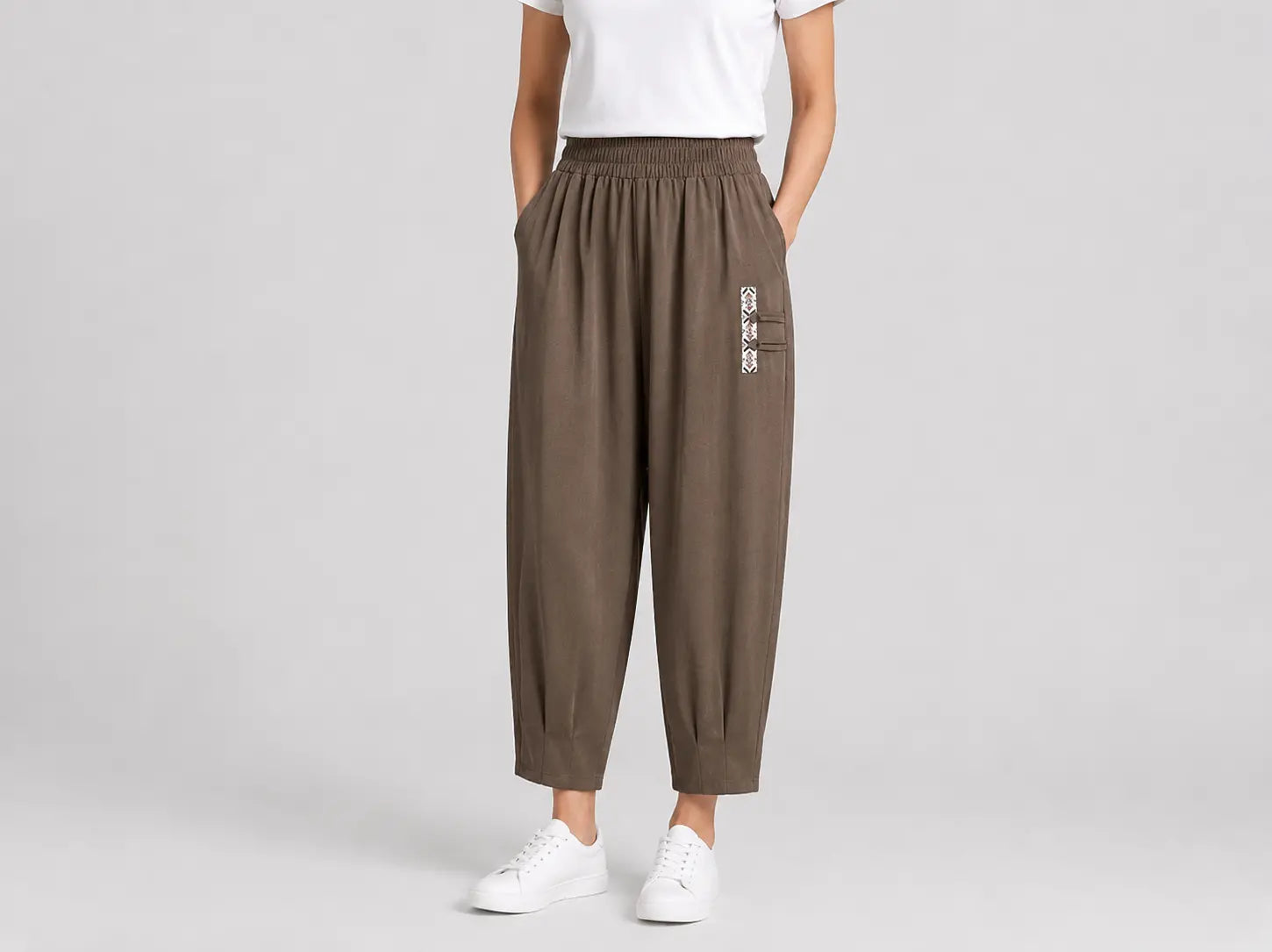 🔥【M–4XL】 👖 Ľahké a priedušné letné bavlneno-ľanové nohavice – moderné ležérne nohavice po členky.