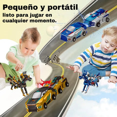 🦄🏎️ Coche Transformable 2 en 1: ¡De Carrera a Pegaso!