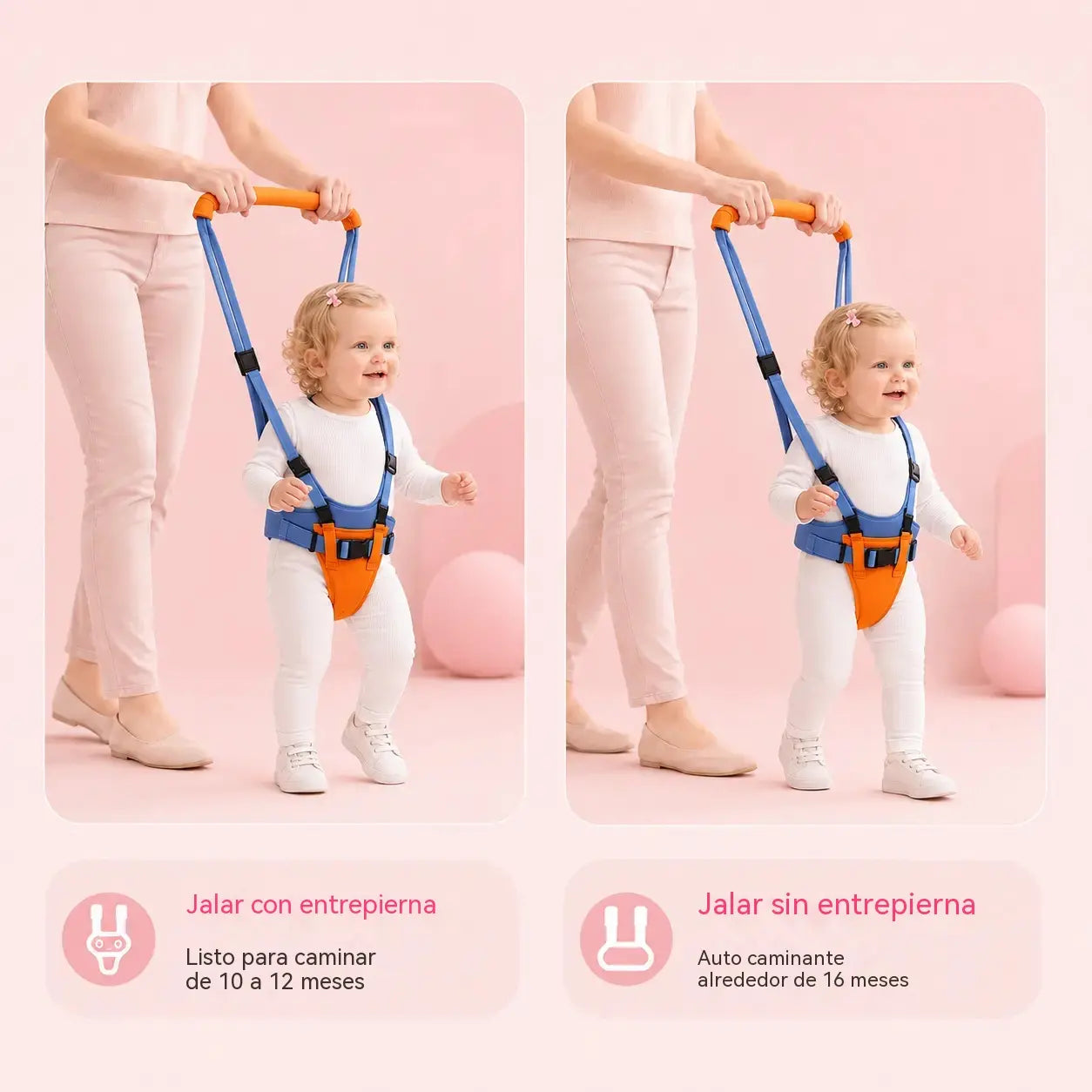 👶🚶Portabebés ajustable para caminar con soporte de cadera desmontable