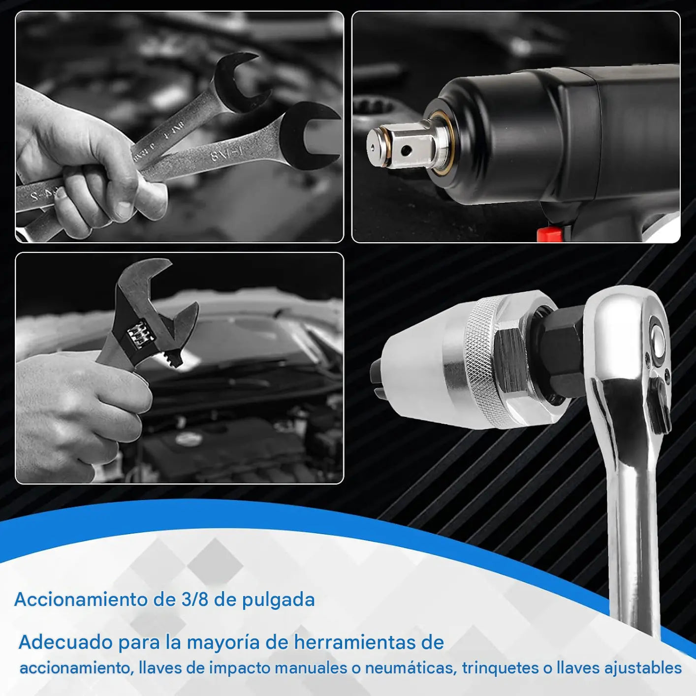 🔧 Kit Universal Extractor de Pernos y Espárragos – Extrae Espárragos de 1/4" a 1/2"