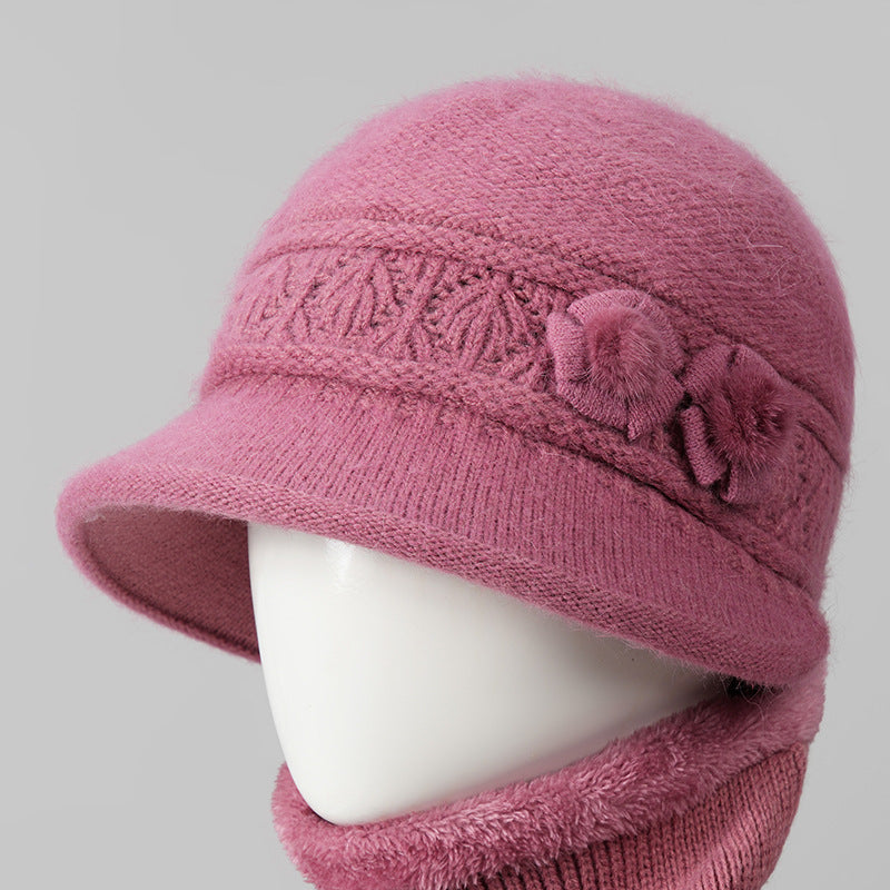 🧶 Compañero cálido en invierno: gorro de lana de punto cálido