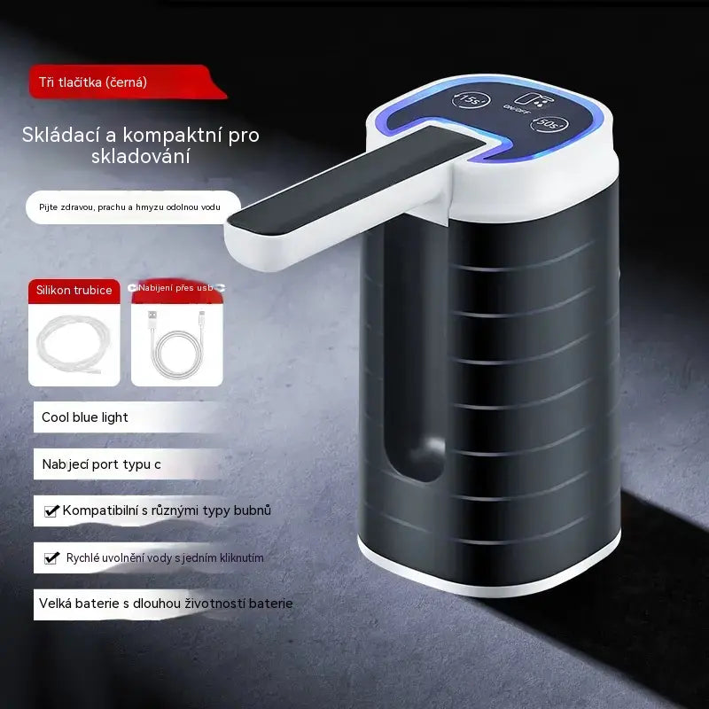 🥳50% sleva🔥🚰Skládací dávkovač vody s čisticím čerpadlem
