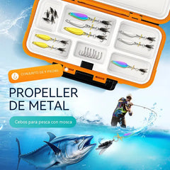 🐟【Compra 3 y llévate 3 gratis】【6PCS】🎣✨ Señuelo Mosca con Lentejuelas Brillantes | Lanzamiento Largo y Mayor Atracción de Peces