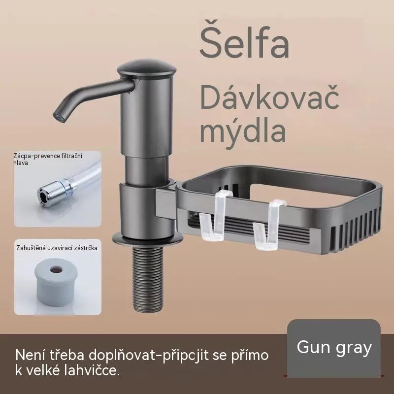 Komplet podaljševalne cevi za kuhinjski dozirnik mila