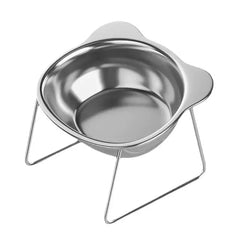 🐶✨ Comedero Ergonómico de Acero para Perros — 15° para Comer Más Cómodamente