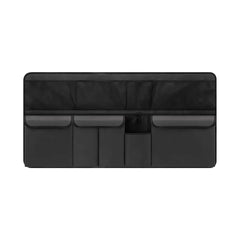 🚗📦 Závěsný organizér do kufru auta – rozměry 105 x 51 cm, uvolní podlahu kufru, kompatibilní s SUV a rodinnými auty, barvy černá a šedá.