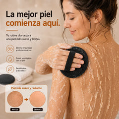 🔥【Paquete de 4（Solo 20 euros）】Alfombrilla de ducha exfoliante 🧖‍♀️: exfolia suavemente, desobstruye los poros y revela una piel más luminosa. Material de goma duradero, fácil de enjuagar. ✨🛀