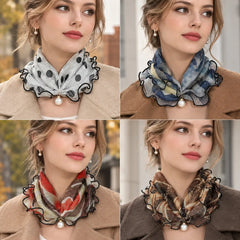 🔥4 piezas🔥Novedad para otoño e invierno🔥Collar de piel sintética cálido, moderno y versátil