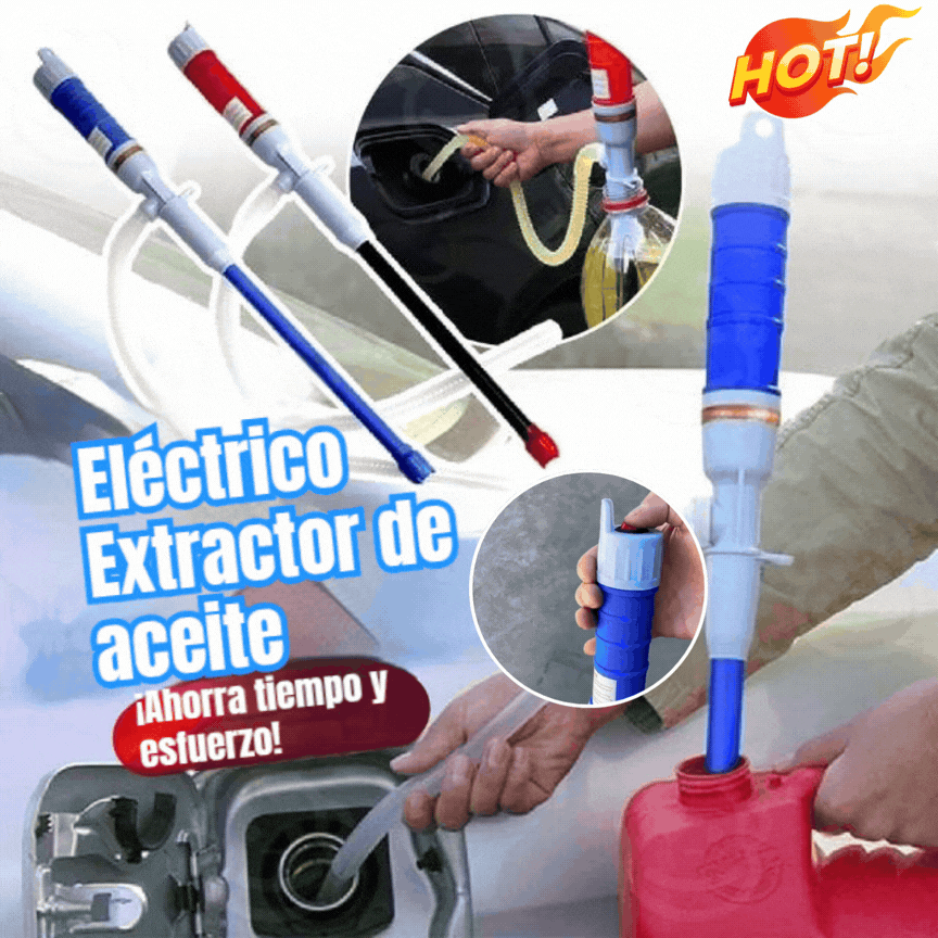 ⚡ Bomba Eléctrica Portátil para Extraer Aceite y Agua 🚗