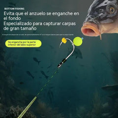🎣 【2 artículos por 24 euros】Anzuelo de pesca con bola flotante de alta flotabilidad