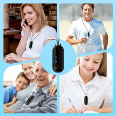 🌬️ Purificador de Aire Personal Portátil, Generador de Iones Negativos, Recargable USB, Compacto y Ligero para Hogar, Oficina y Viajes