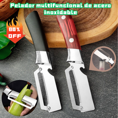【Compra 1, llévate 1 gratis】Pelador multifuncional de acero inoxidable