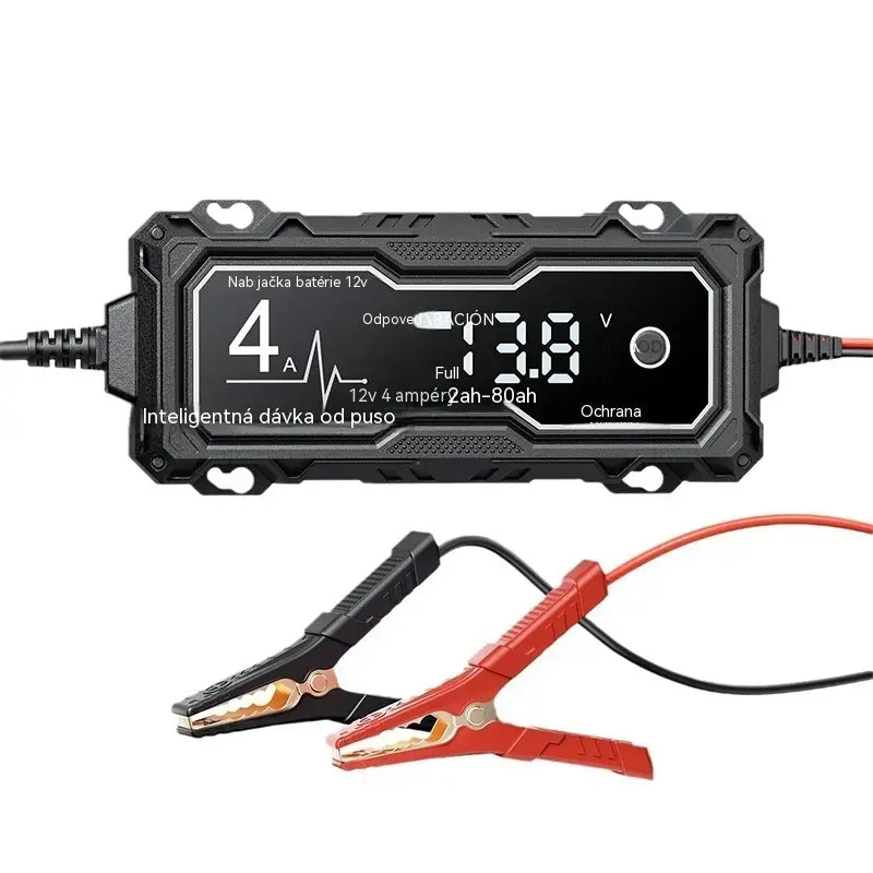 🔋 Inteligentná nabíjačka 12 V pre autobatérie – nabíjajte, kontrolujte a udržiavajte svoju batériu! ⚡