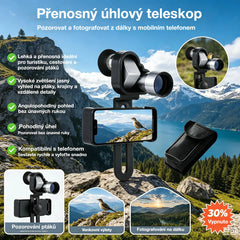 【🔭】Mini monokulární dalekohled pro telefon – Přenosný monokulární dalekohled pro cestování a pozorování