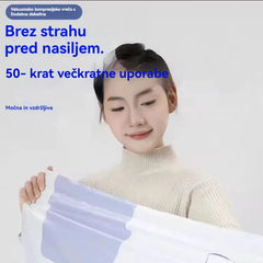 🧳【5-delni komplet 29 evrov】💨 Velika, stisljiva vakuumska vrečka za shranjevanje: črpalka ni potrebna, neprepustna in idealna za prihranek prostora v kovčkih in doma ✈️