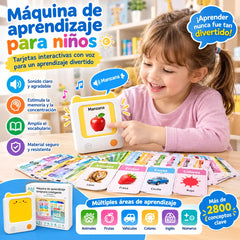 👑💯Máquina de educación infantil temprana con lector de tarjetas, lector de tarjetas bilingüe chino e inglés.