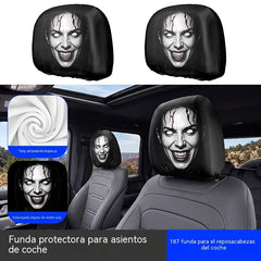 4 piezas 26 €- Funda de cojín para asiento de coche con expresión divertida