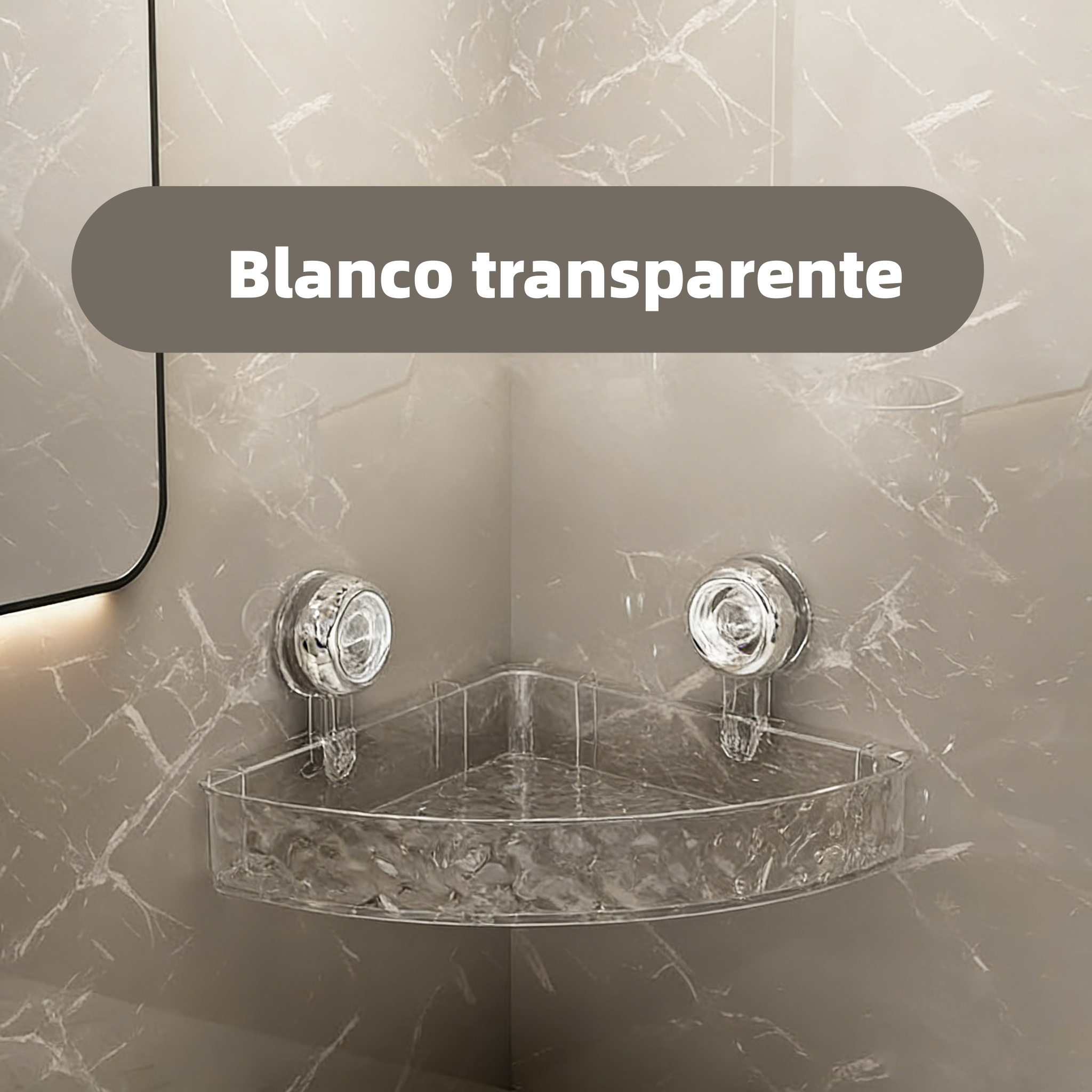 🔥 Estante de esquina con diseño de glaciar
