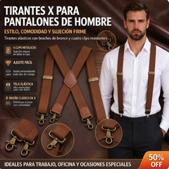 📢📢¡50% DE DESCUENTO! 🧷Corsés de hombre con espalda cruzada y clips🧷