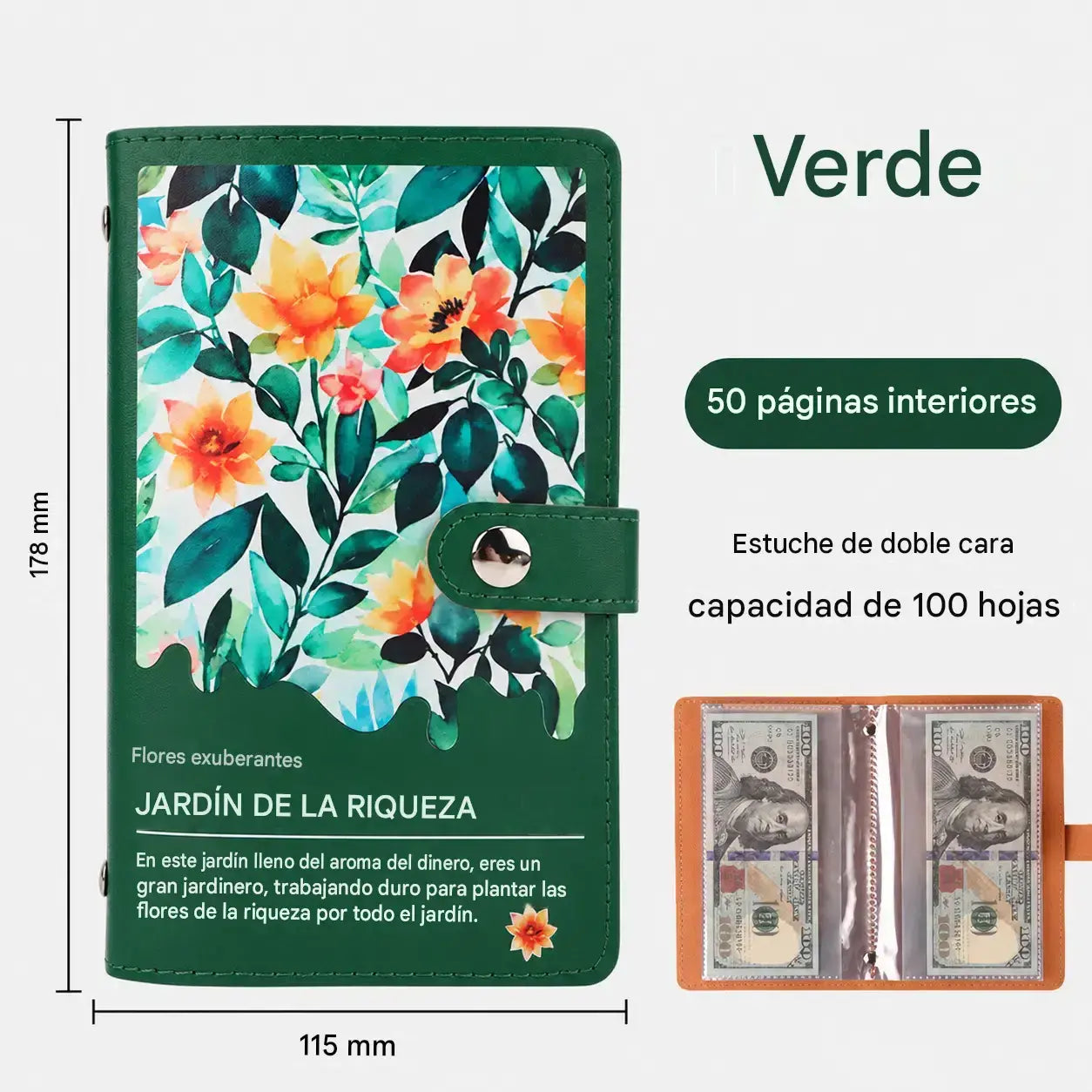 ✨📓🔄Bolsa impermeable para guardar dinero en efectivo😍Práctica y portátil👍Imprescindible para la gestión financiera familiar
