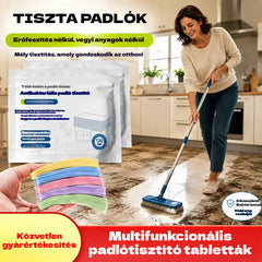 🧹✨ 240 db többcélú antibakteriális és szagtalanító tisztítótabletta | Alkalmas keményfa, laminált padló, csempék és lakókocsi falak tisztítására