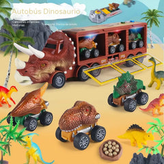 🦖🚛 ¡El Camión de Dinosaurios que Guarda, Lanza y Divierte! 🎵✨