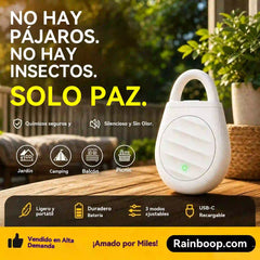 🐦🐦Ahuyentador ultrasónico de aves para exteriores