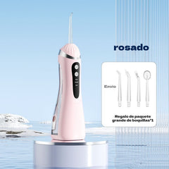 ✨🦷 Irrigador bucal portátil | Elimina la placa y los restos de comida que el cepillo de dientes no puede alcanzar, limpiando profundamente las encías💞
