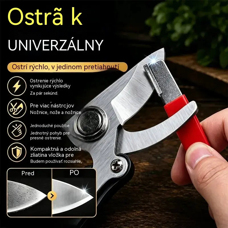 🏆Kúpte 2, dostanete 2 zadarmo! (Celkom 4 položky)🔪 Prenosný brúsny strojček na nože a nožnice – Obnoví ostrosť len za pár sekúnd ✨