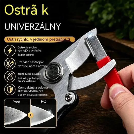🏆Kúpte 2, dostanete 2 zadarmo! (Celkom 4 položky)🔪 Prenosný brúsny strojček na nože a nožnice – Obnoví ostrosť len za pár sekúnd ✨