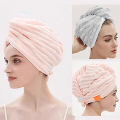 ⚡🧖‍♀️ Turbante de Secado Rápido para Cabello · Absorción Extra