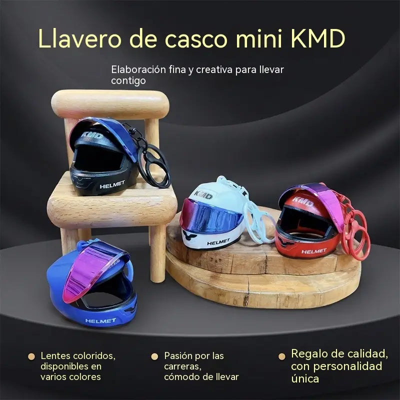 ¡Compra 1 y llévate 1 gratis! 🔥🔥 Divertido llavero con forma de mini casco de motocicleta.