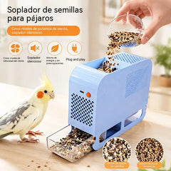 Limpiador de semillas para pájaros: elimina rápidamente las cáscaras vacías para obtener un alimento más limpio.