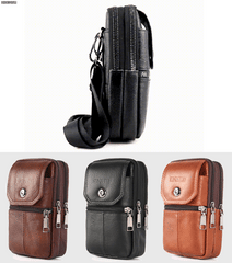 【⏰⏰Oferta por tiempo limitado】🔥😎Bolso portátil para teléfono con diseño híbrido (crossbody y bandolera) para hombre