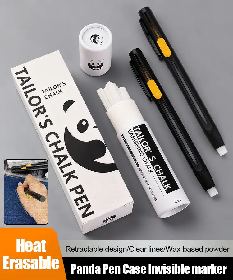 [20 piezas] ✍️✂️Bolígrafo marca Panda, carcasa de sastre, material de corte, posicionamiento, marcado, tiza, desaparece a altas temperaturas.