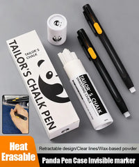 [20 piezas] ✍️✂️Bolígrafo marca Panda, carcasa de sastre, material de corte, posicionamiento, marcado, tiza, desaparece a altas temperaturas.