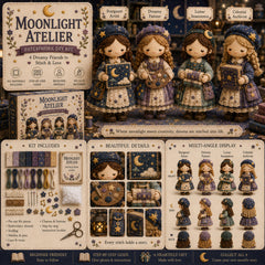 🎁Último día: ¡Disfruta de un 49% de descuento! 🧵 Kit de patchwork para armar en miniatura de la serie Mundo en miniatura.