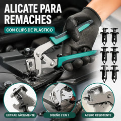 🔧 ¡Pinza Extractora de Clips para Coche: Desmonta Sin Dañar y Reutiliza!