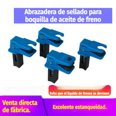 🚗Juego de 4 🔧 Clips Antifugas para Líneas de Freno｜Repara sin Derrames y Mantén tu Taller Limpio 🔧