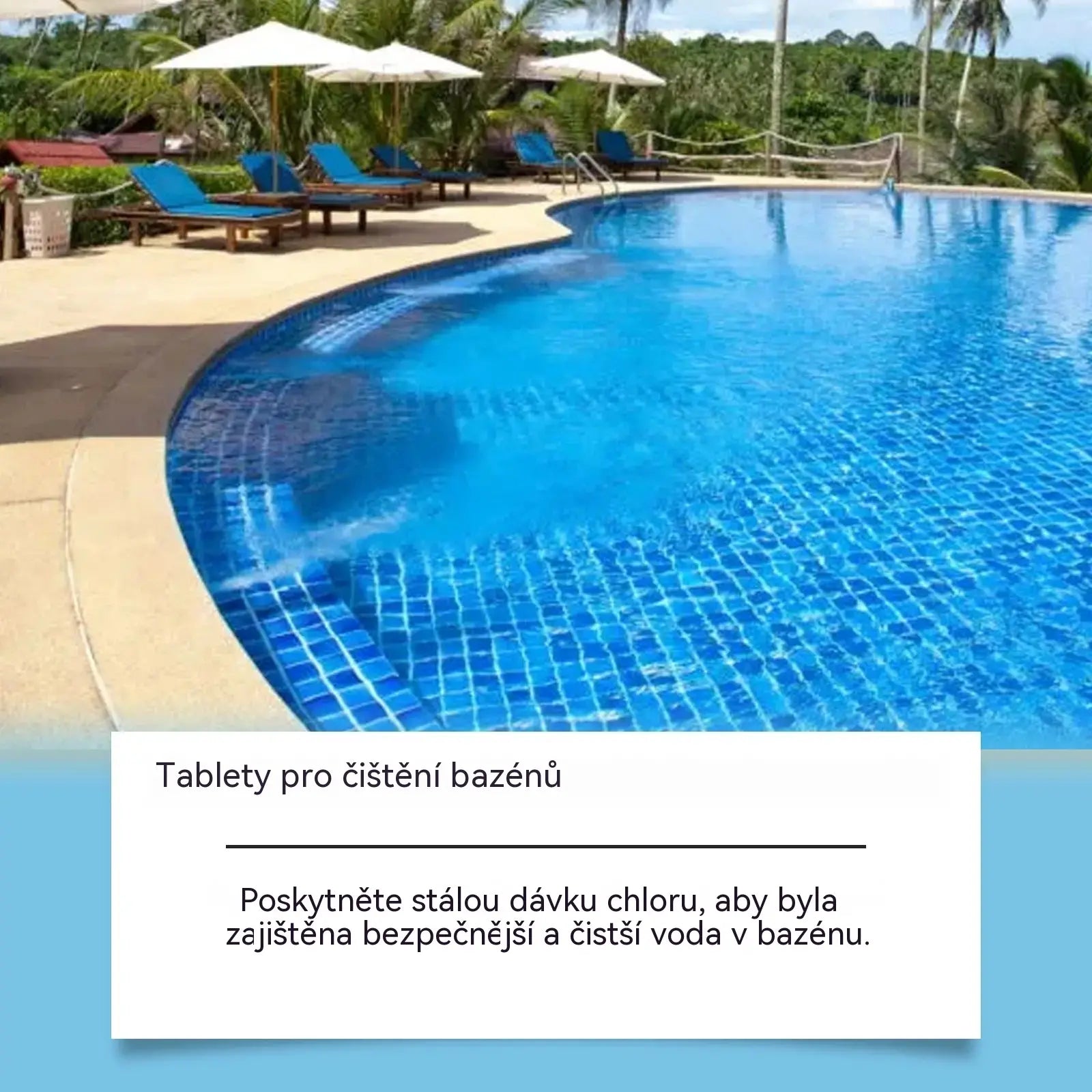 🔥【Kup 1, získej 1 zdarma】🏊‍♀️💧 Tablety na čištění bazénu pro křišťálově čistou a průzračnou vodu.
